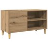 vidaXL Шкаф за грамофонни плочи, 84,5x38x48 см, инженерно дърво
