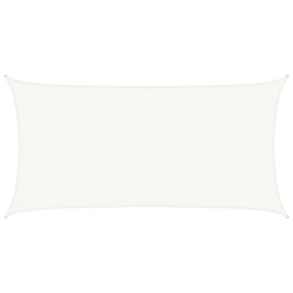 vidaXL Платно-сенник, 160 г/м&sup2;, бяло, 2x3,5 м, HDPE
