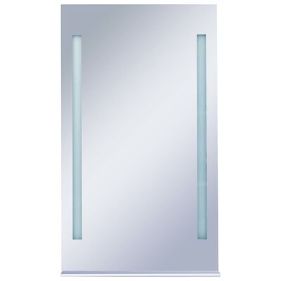 vidaXL LED стенно огледало за баня с рафт 60x100 см