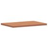 vidaXL Плот за маса 60x40x2,5 см правоъгълен масивен бук