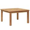 vidaXL Масичка за кафе Кафяво 60 x 60 x 36 cm Солидно тиково дърво