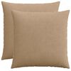 vidaXL Калъфка за възглавница 2 pcs HEERLEN Кафяво 70 x 70 cm кордурой