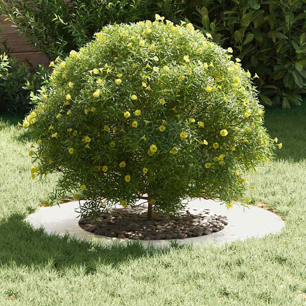 vidaXL подходяща за плоски дървени халки 5 pcs Сребрист &Oslash;40 / 70 см