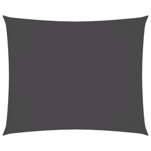vidaXL Сенник платно, правоъгълно, плат Оксфорд, 4x6 м, антрацит