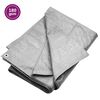 vidaXL Брезент, 180 г/м&sup2;, 3x5 м, сив, HDPE