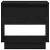 vidaXL Нощна маса Черния дъб 45 x 34 x 44 см Инженерно дърво