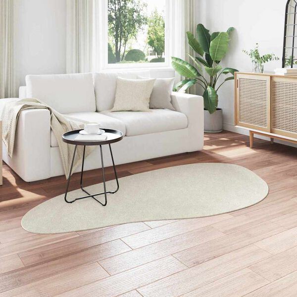 vidaXL Килим HUARTE Крем 100 x 200 cm Полиестер