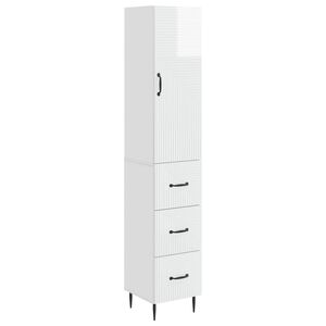 vidaXL Комплект шкафове 2 бр. 33 x 34,5 x 90 см Инженерна дървесина