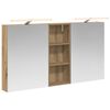 vidaXL Комплект шкафове за баня 3 бр. 130 x 14,5 x 70 см