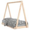 vidaXL Рамка за детско легло, 70x140 см, масивна борова дървесина