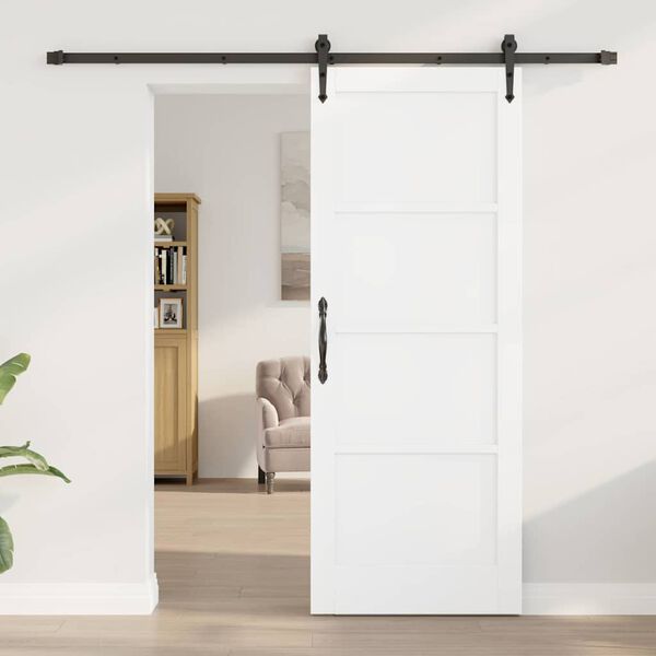 vidaXL Преплъзваща се врата ORKDAL Бяло 78 x 202 см