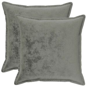vidaXL Калъфка за възглавница 2 pcs HOUTEN Тъмносиво 55 x 55 см