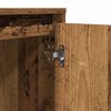 vidaXL Нощен шкаф Старо дърво 39 x 34,5 x 50 см Инженерно дърво
