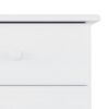 vidaXL Нощно шкафче бяло ALTA 41x35x55,5 см бор масив