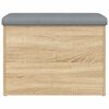 vidaXL Пейка за съхранение, дъб сонома, 62x42x45 см, инженерно дърво