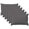 vidaXL Калъфка за възглавница 6 pcs HOUTEN Светлосиво 30 x 50 cm
