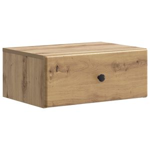 vidaXL Спален шкаф с монтаж на стена Дъб артизан 49 x 34,5 x 20 см