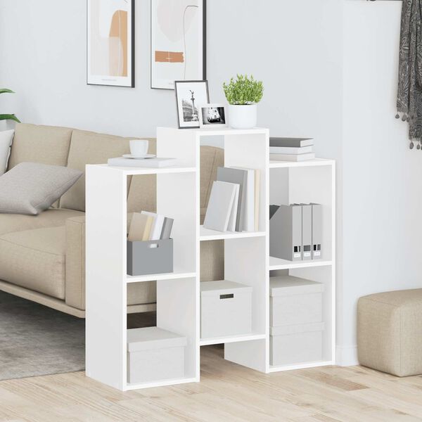 vidaXL Служебен шкаф Бяло 90 x 30 x 90 cm