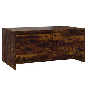 vidaXL Кафе маса, опушен дъб, 90x50x41,5 см, инженерно дърво