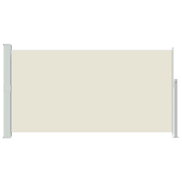 vidaXL Странична тента за вътрешен двор/тераса, 160x300 см, кремава