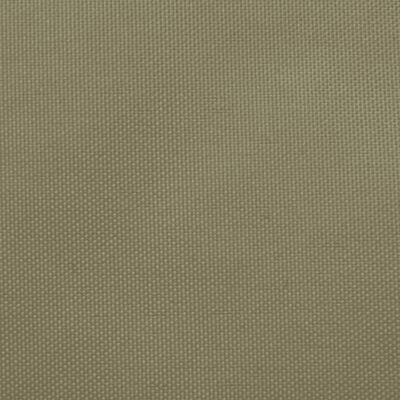 vidaXL Платно-сенник, Оксфорд текстил, квадратно, 6x6 м, бежово