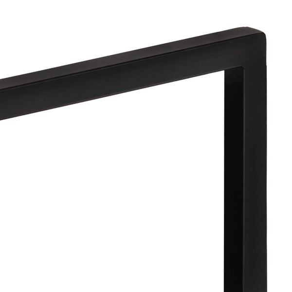 vidaXL Стенни рафтове 2 бр 40x24x35 см акациево дърво масив и стомана