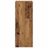 vidaXL Стенен шкаф, старо дърво, 34,5x34x90 см, инженерно дърво