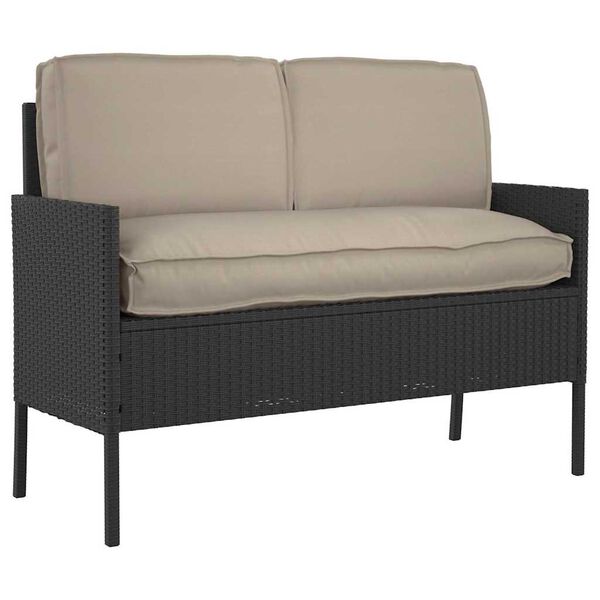 vidaXL Комплект възглавници 3 pcs Таупе Оксфордска тъкан