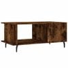 vidaXL Кафе маса, опушен дъб, 90x50x40 см, инженерно дърво
