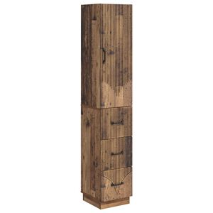 vidaXL Комплект шкафове 2 бр. 33 x 34,5 x 87 см Инженерна дървесина