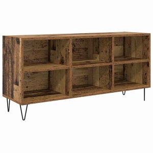 vidaXL ТВ шкаф 103,5 x 30 x 50 см Старо дърво Инженерна дървесина