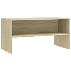 vidaXL ТВ шкаф, дъб сонома, 80x40x40 см, инженерно дърво