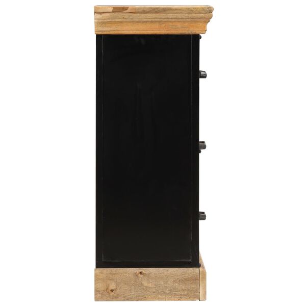 vidaXL Скрин с чекмеджета, 60x30x75 см, мангово дърво масив