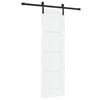 vidaXL Преплъзваща се врата 61 x 198,5 cm Масивна борова дървесина