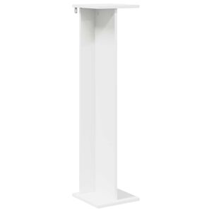 vidaXL Стойка за растения Бяло 25 x 25,5 x 100,5 см