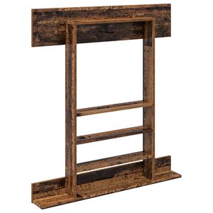 vidaXL Стойка за билярдно щеки Инженерна дървесина 93 x 12 x 103 см