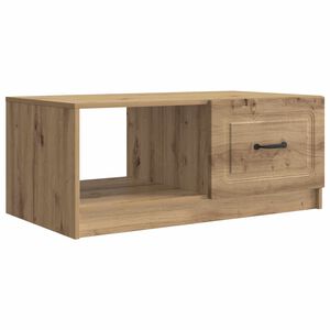 vidaXL Масичка за кафе Дъб артизан 90 x 50 x 37 см Инженерна дървесина
