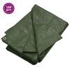 vidaXL Брезент, 180 г/м&sup2;, 6x8 м, зелен, HDPE
