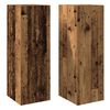 vidaXL Комплект шкаф за телевизор от 2 части Старо дърво 30,5x30x90 cm