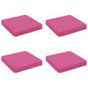 vidaXL Кушони за сядане, 4 броя VUGHT 4 pcs 100% полиестер Розово