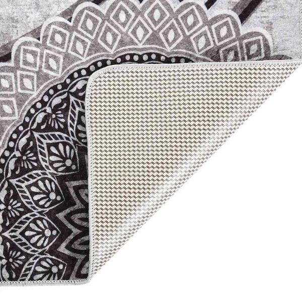 vidaXL Килим, миещ се, 80x150 см, пъстър, противоплъзгащ