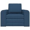 vidaXL Диван легло Синьо 98 x 71 x 83 см текстил