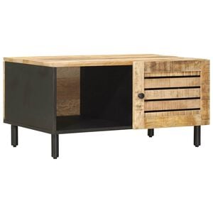 vidaXL Масичка за кафе Натурално 80 x 50 x 40 cm Солидно мангово дърво
