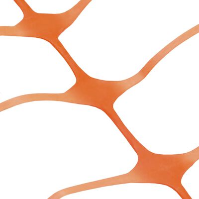 vidaXL Сигнално маркировъчна мрежа, 50 м, оранжева