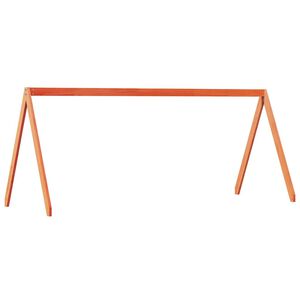 vidaXL Покрив за детско легло восъчнокафяв 209x95,5x88 см бор масив