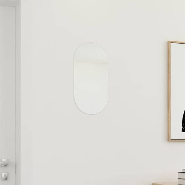 vidaXL Огледало, 40x20 см, стъкло