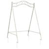 vidaXL Люлка Антично бяло 113 x 121,5 x 168 см Стомана