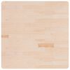 vidaXL Квадратен плот за маса, 90x90x4 см, необработен дъб масив