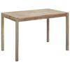 vidaXL Трапезна маса, 120x70x75 см, акациево дърво масив