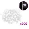 vidaXL Светещи топки стрингове 20 м 200 LED студено бели 8 функции